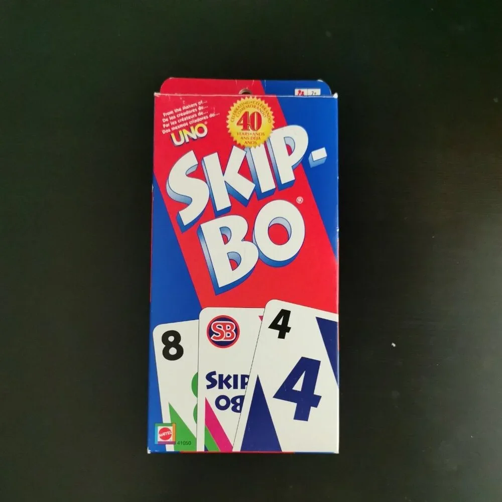 VTG Skip-Bo Card‎ Game 2003 Mattel Made in USA Used READ
